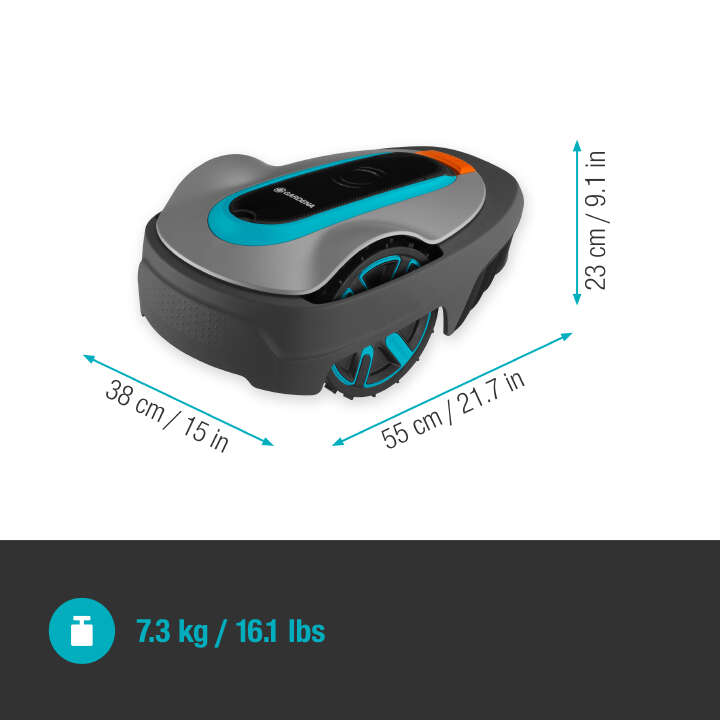GARDENA Mähroboter SILENO city 600 m² + Garage